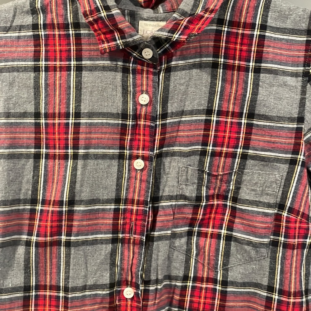 J.Crew “the perfect shirt” flannel button down - Picture 4 of 8